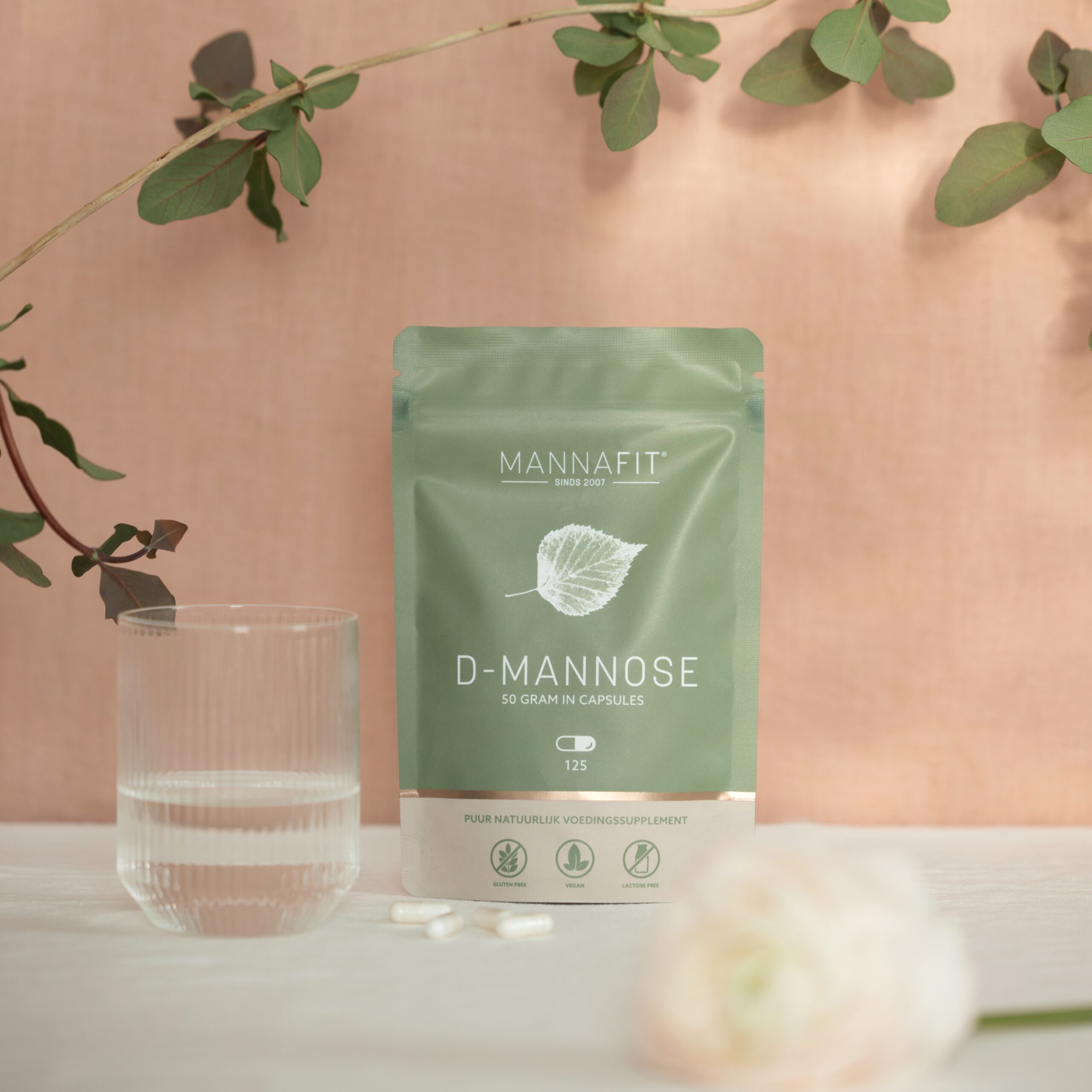 125 D-mannose capsules - Afbeelding 2